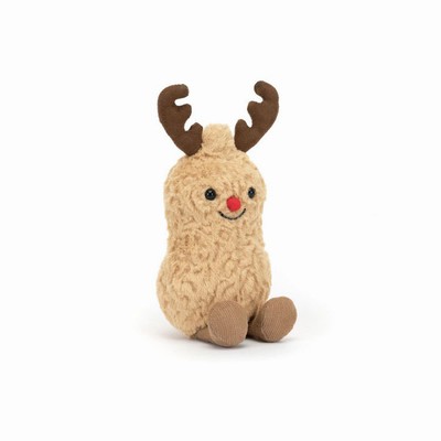 Jellycat Peanut Reindeer USA | 49603VCYM